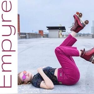 Empyre Tori 90s Berry Corduroy Skate Pants, Size 2, EUC
